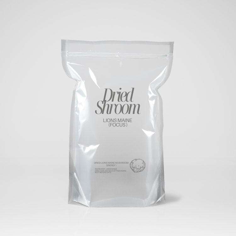 DRIED LIONS MAINE MUSHROOM