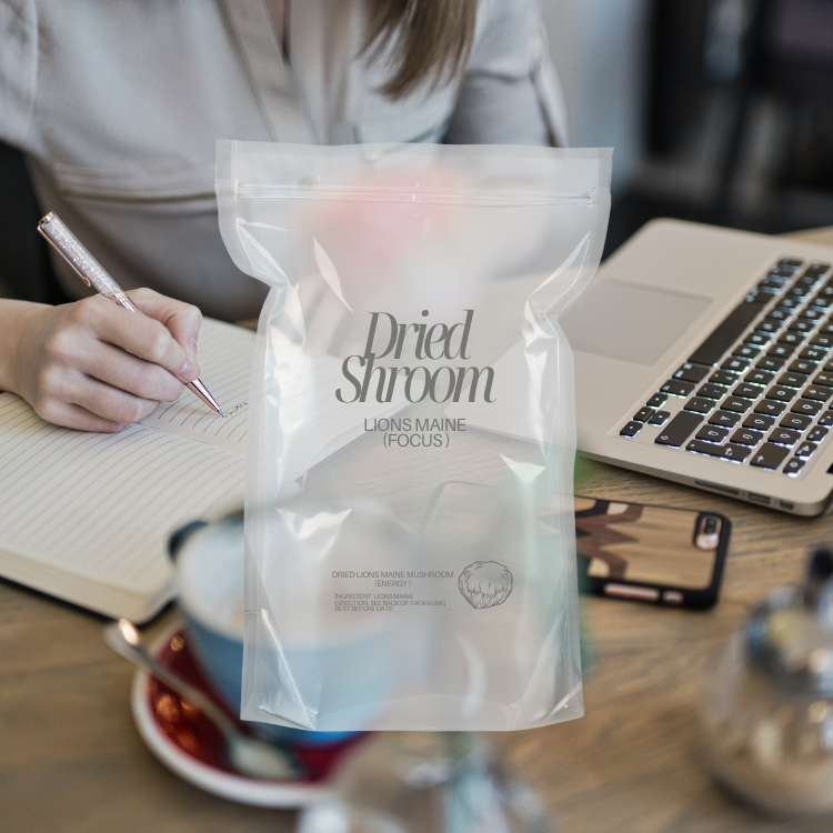 DRIED LIONS MAINE MUSHROOM